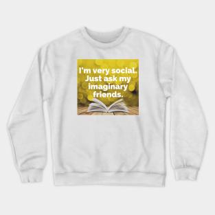 Social Bookworm Crewneck Sweatshirt